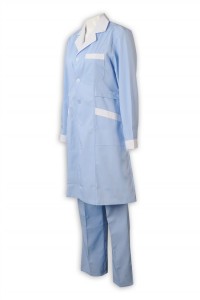 SKNU001 manufacturing white coat nurse's clothing, long sleeve nurse's pants, female doctor's beauty teacher's college split suit, pharmacy overalls, winter nurse's clothing price 45 degree